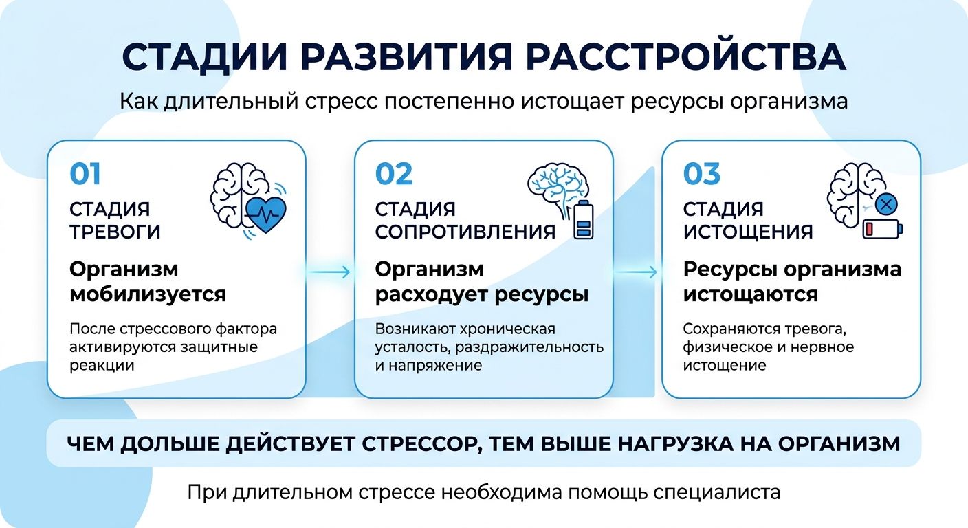 Лечение стресса в Торезе инфографика
